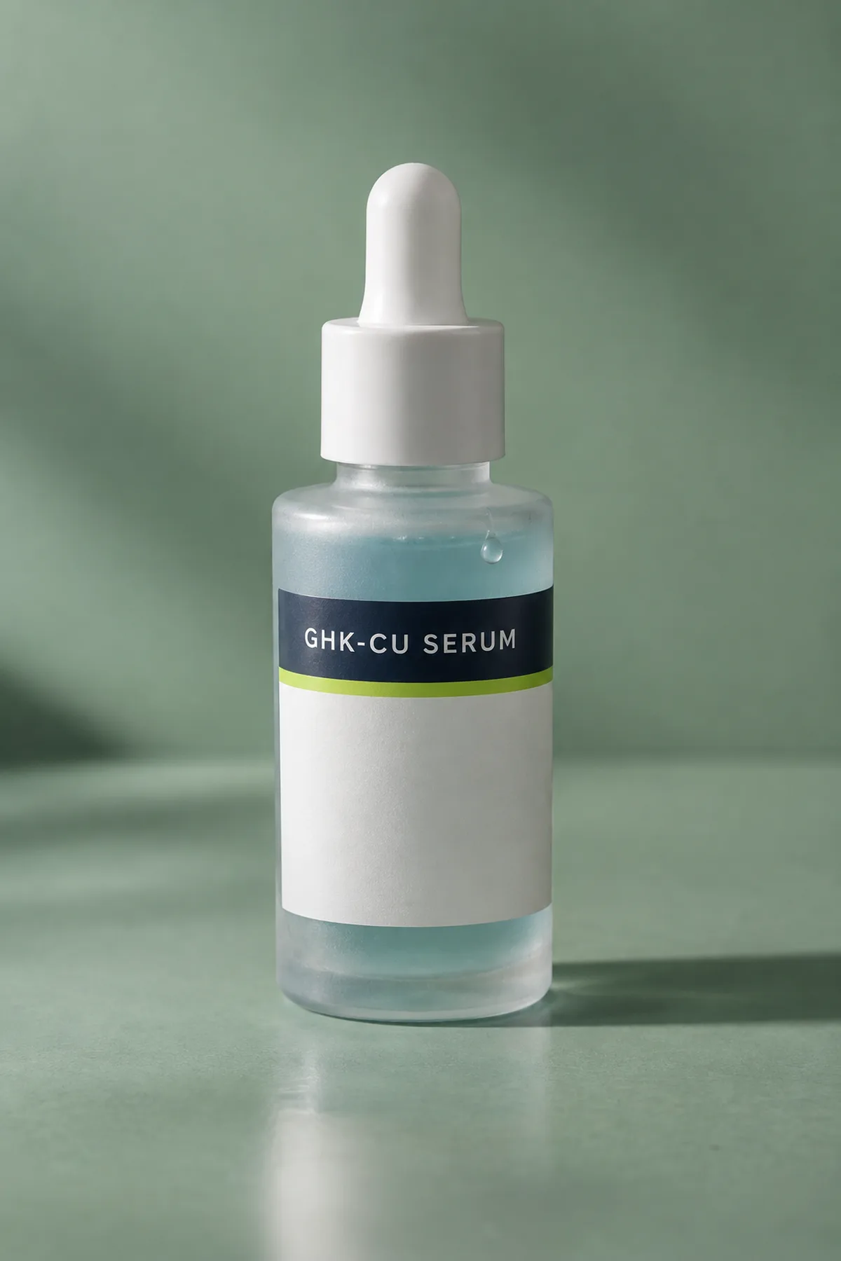 Copper peptide serum dropper bottle